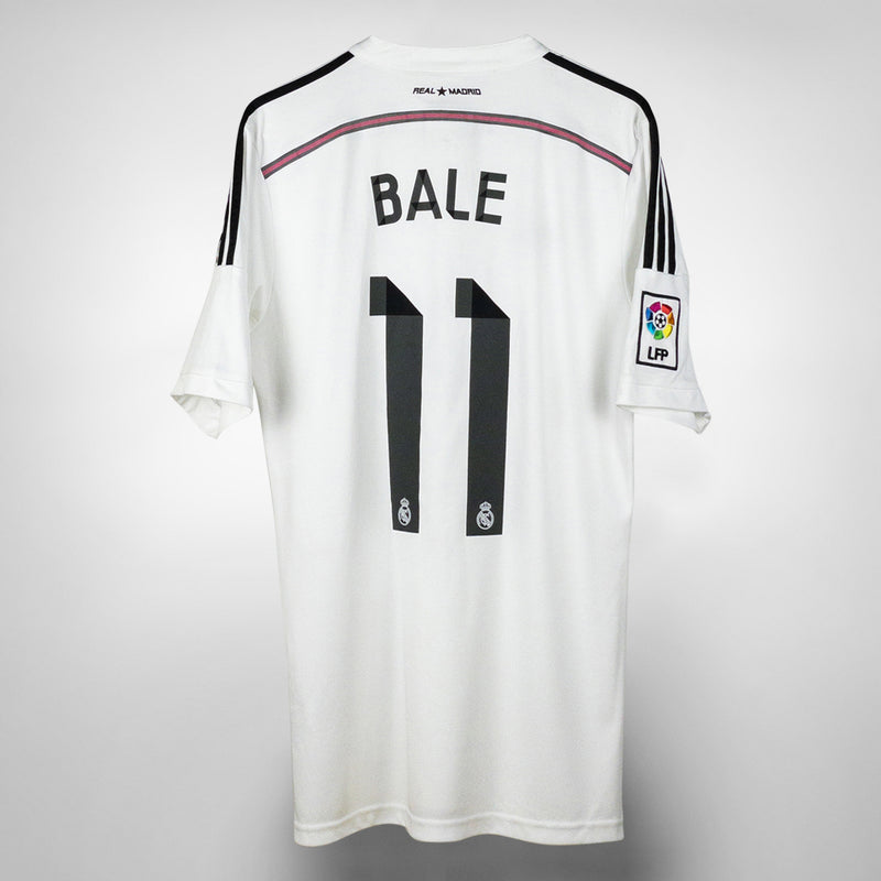 2014-2015 Real Madrid Adidas Home Shirt #11 Gareth Bale