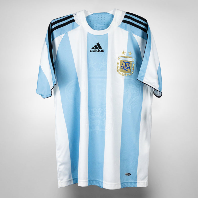 2007-2009 Argentina Adidas Home Shirt