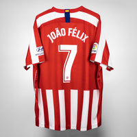 2019-2020 Atletico Madrid Nike Home Shirt #7 Joao Felix