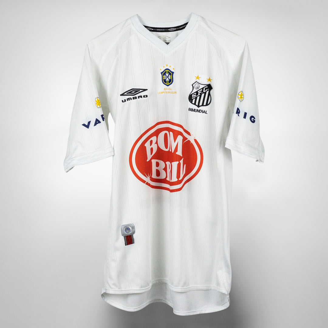 2002-2003 Santos Umbro Home Shirt #10 Diego