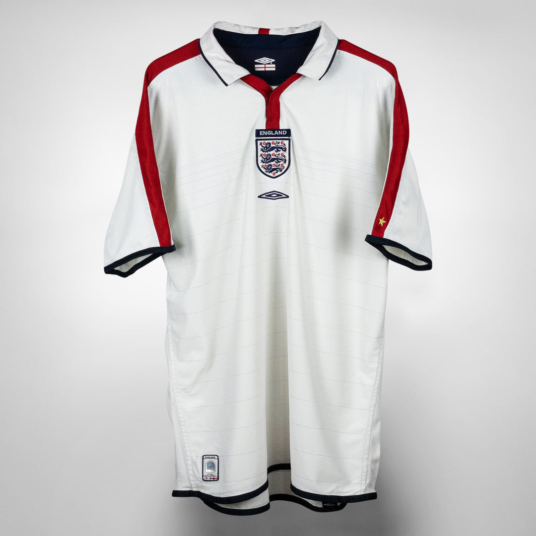 2003-2005 England Umbro Home Shirt