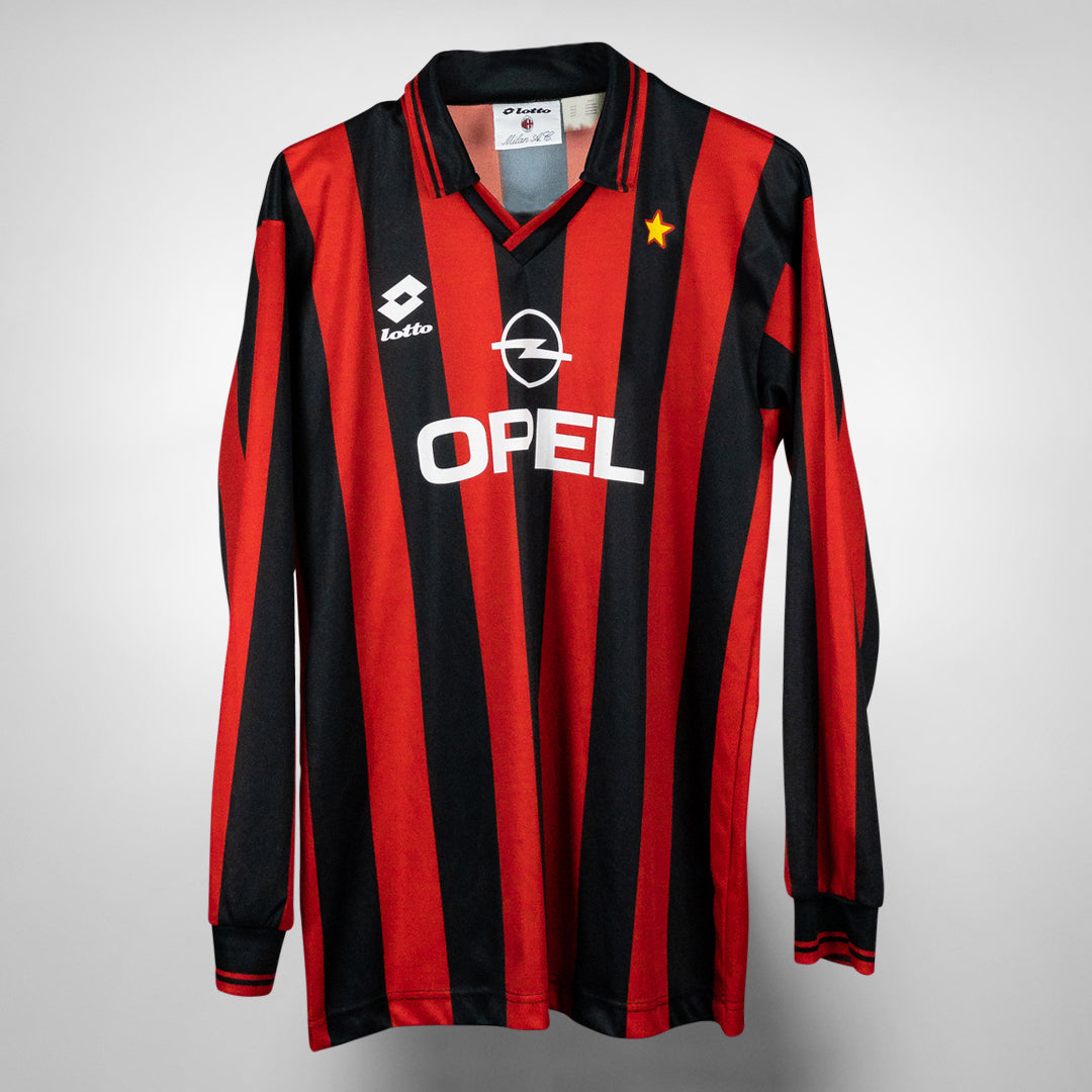 1994-1995 AC Milan Lotto Home Shirt Youth
