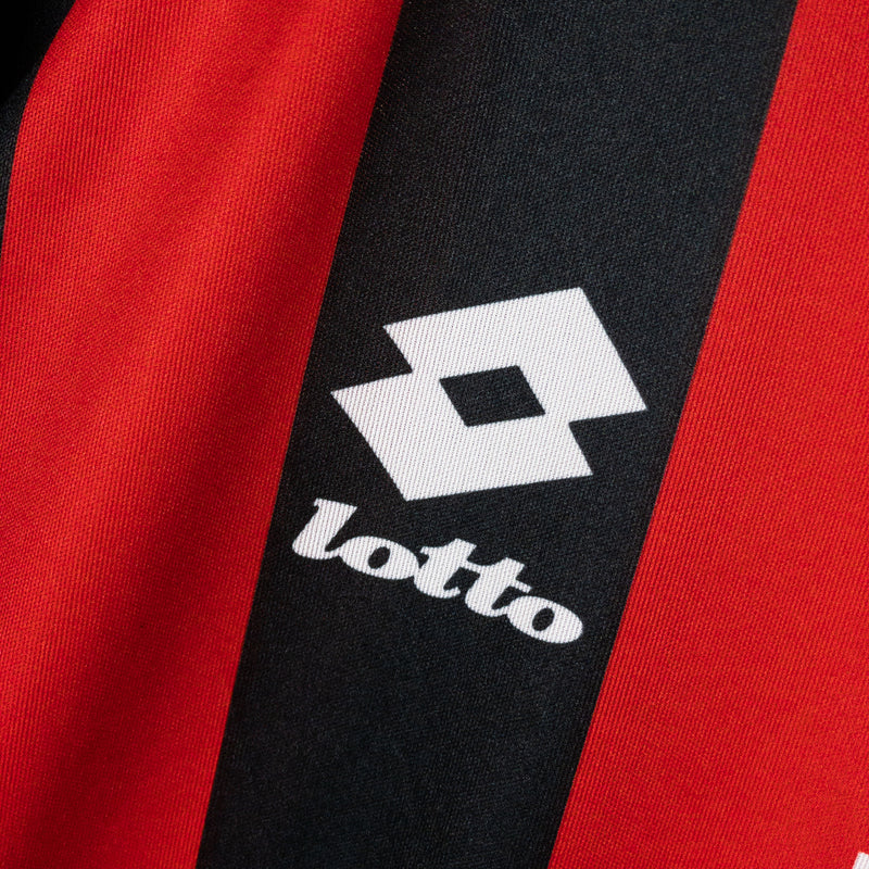 1995-1996 AC Milan Lotto Long Sleeve Home Shirt