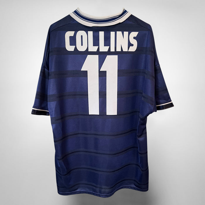 1998-2000 Scotland Umbro Home Shirt #11 Collins - Marketplace
