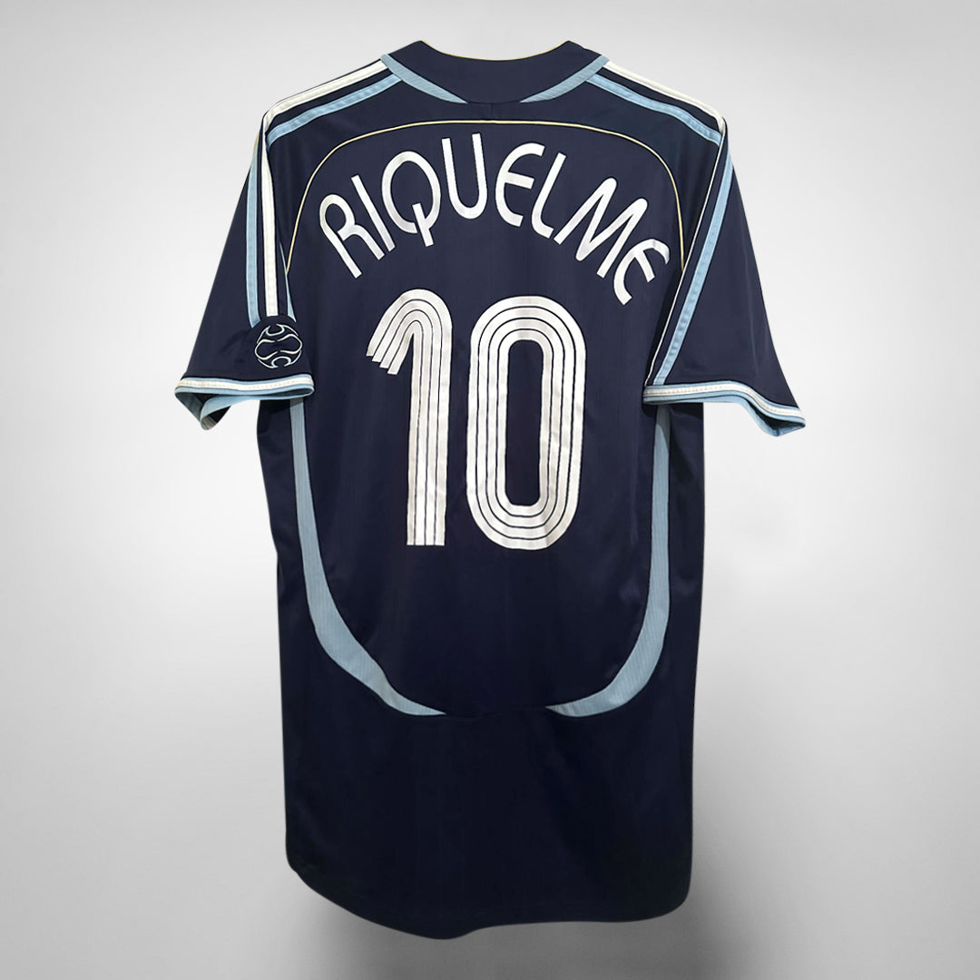 2006-2007 Argentina Adidas Away Shirt #10 Juan Roman