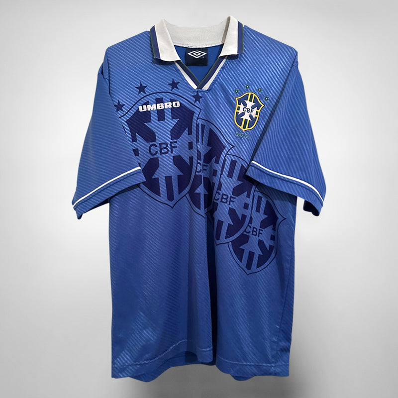 1994-1995 Brazil Umbro Away Shirt - Marketplace