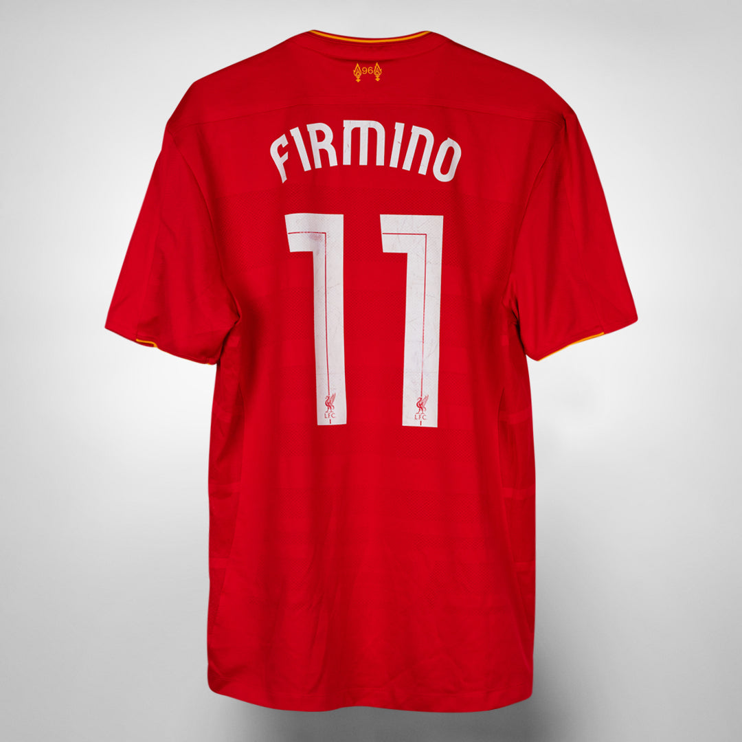 2016-2017 Liverpool New Balance Home Shirt #11 Firmino