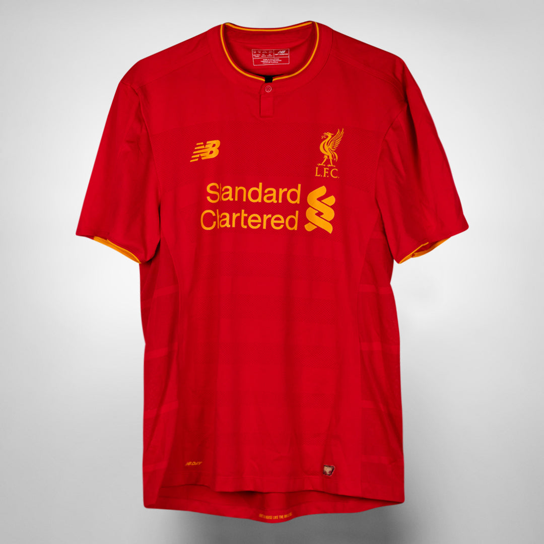 2016-2017 Liverpool New Balance Home Shirt #11 Firmino
