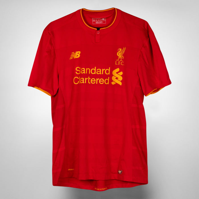 2016-2017 Liverpool New Balance Home Shirt #11 Firmino