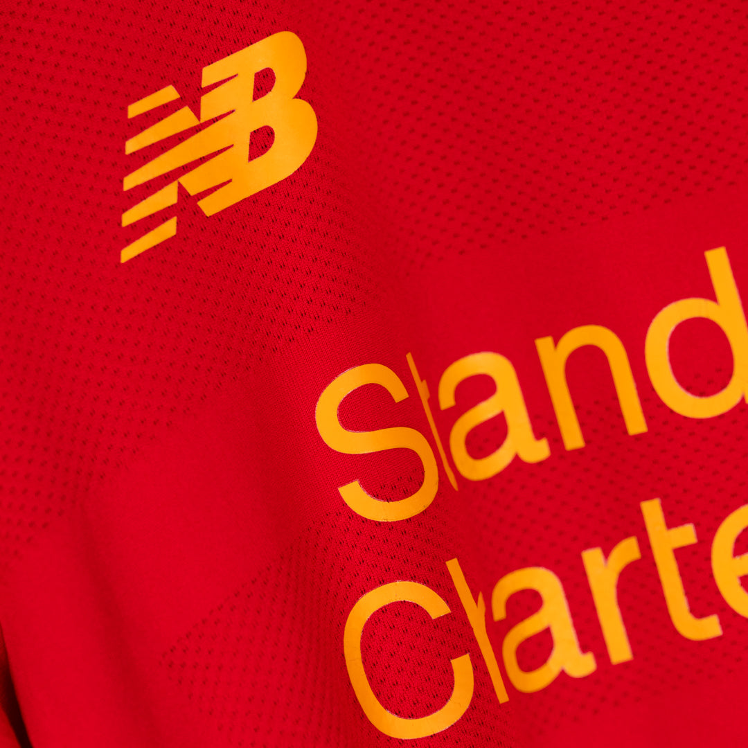 2016-2017 Liverpool New Balance Home Shirt #11 Firmino