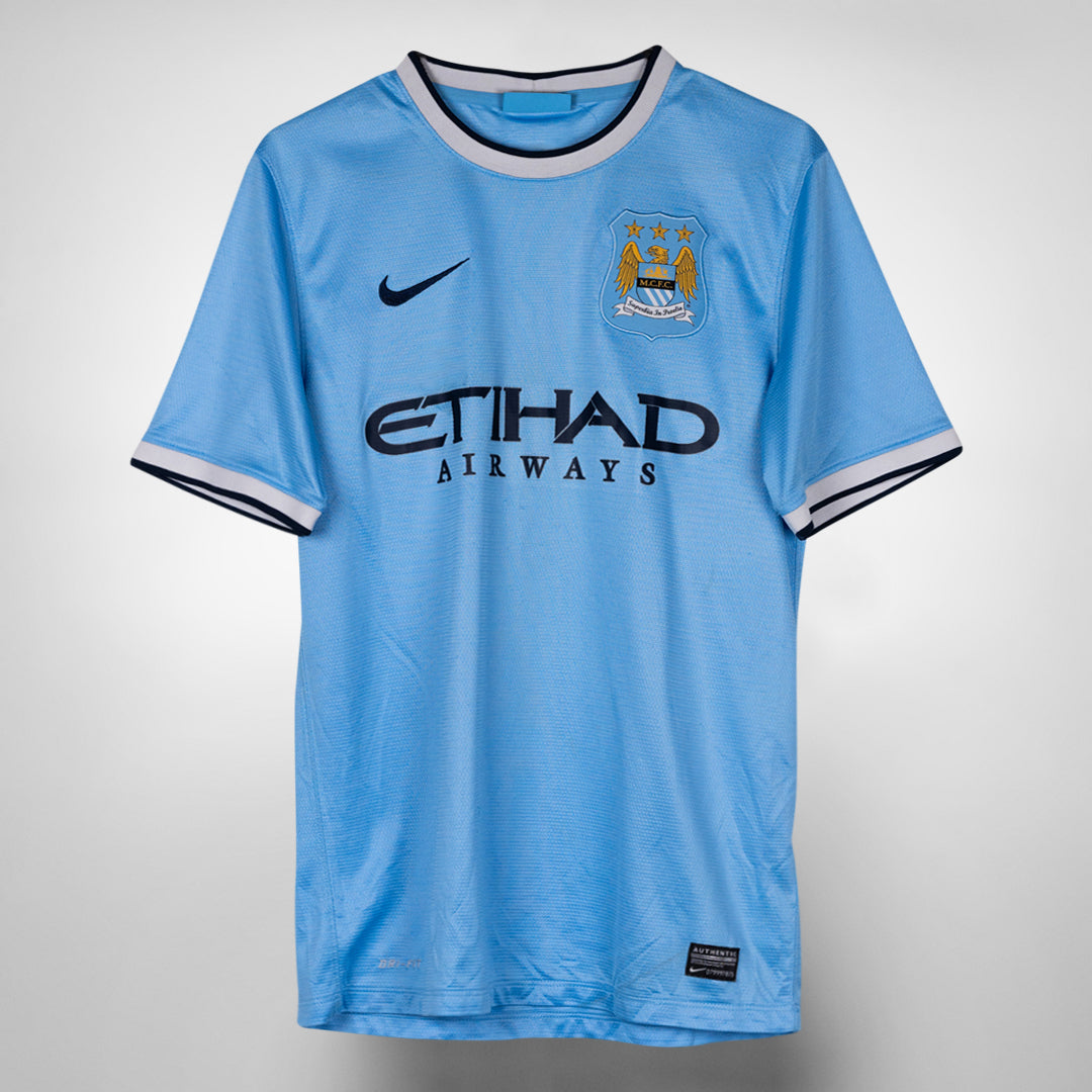 2013-2014 Manchester City Nike Home Shirt