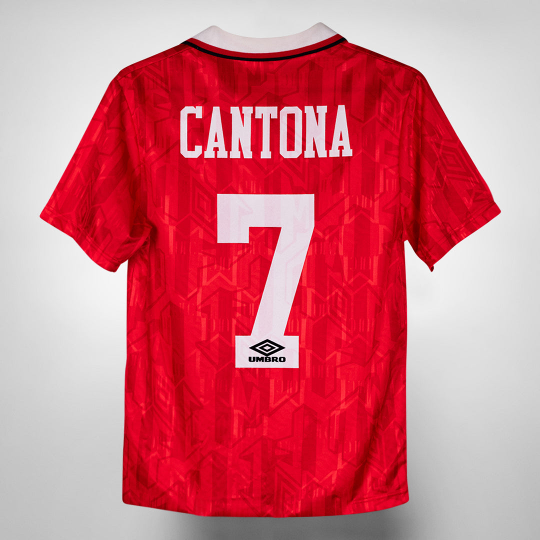 1992-1994 Manchester United Umbro Home Shirt #7 Eric Cantona