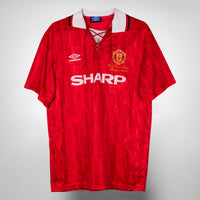 1992-1994 Manchester United Umbro Home Shirt #7 Eric Cantona