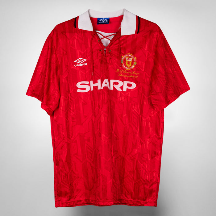 1992-1994 Manchester United Umbro Home Shirt #7 Eric Cantona