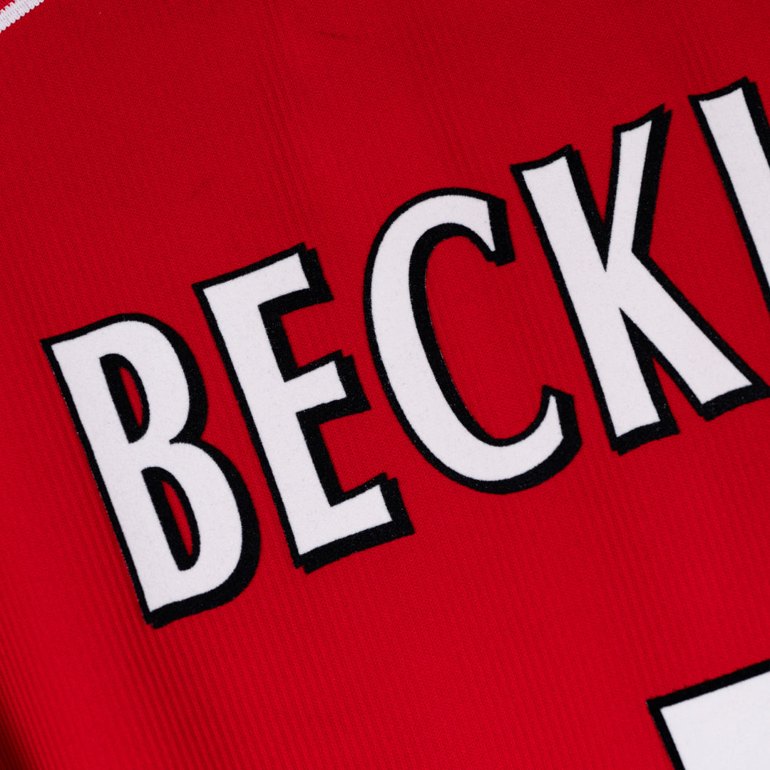 1998-1999 Manchester United Umbro Home Shirt #7 David Beckham