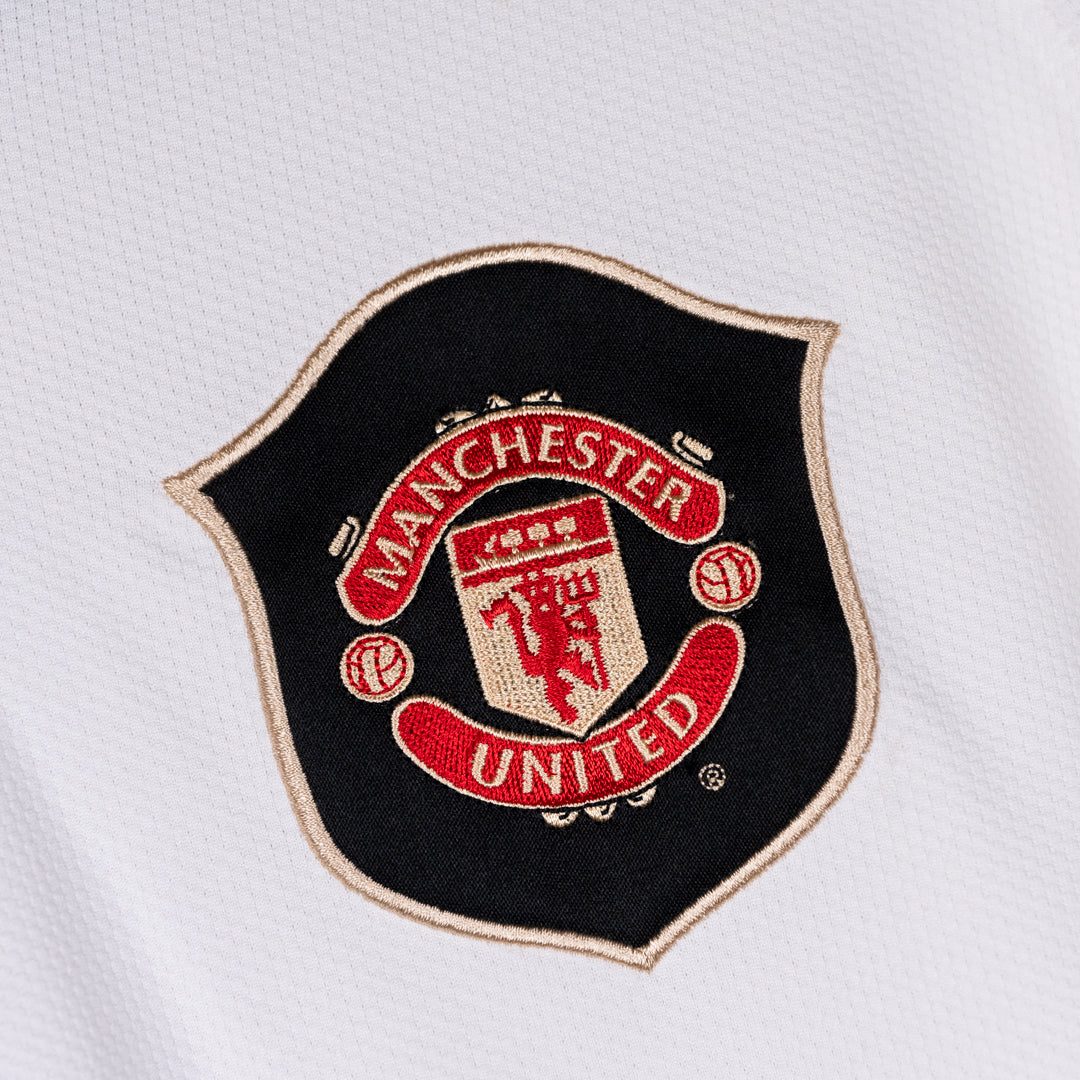 2006-2007 Manchester United Nike Long Sleeve Away Shirt #9 Saha