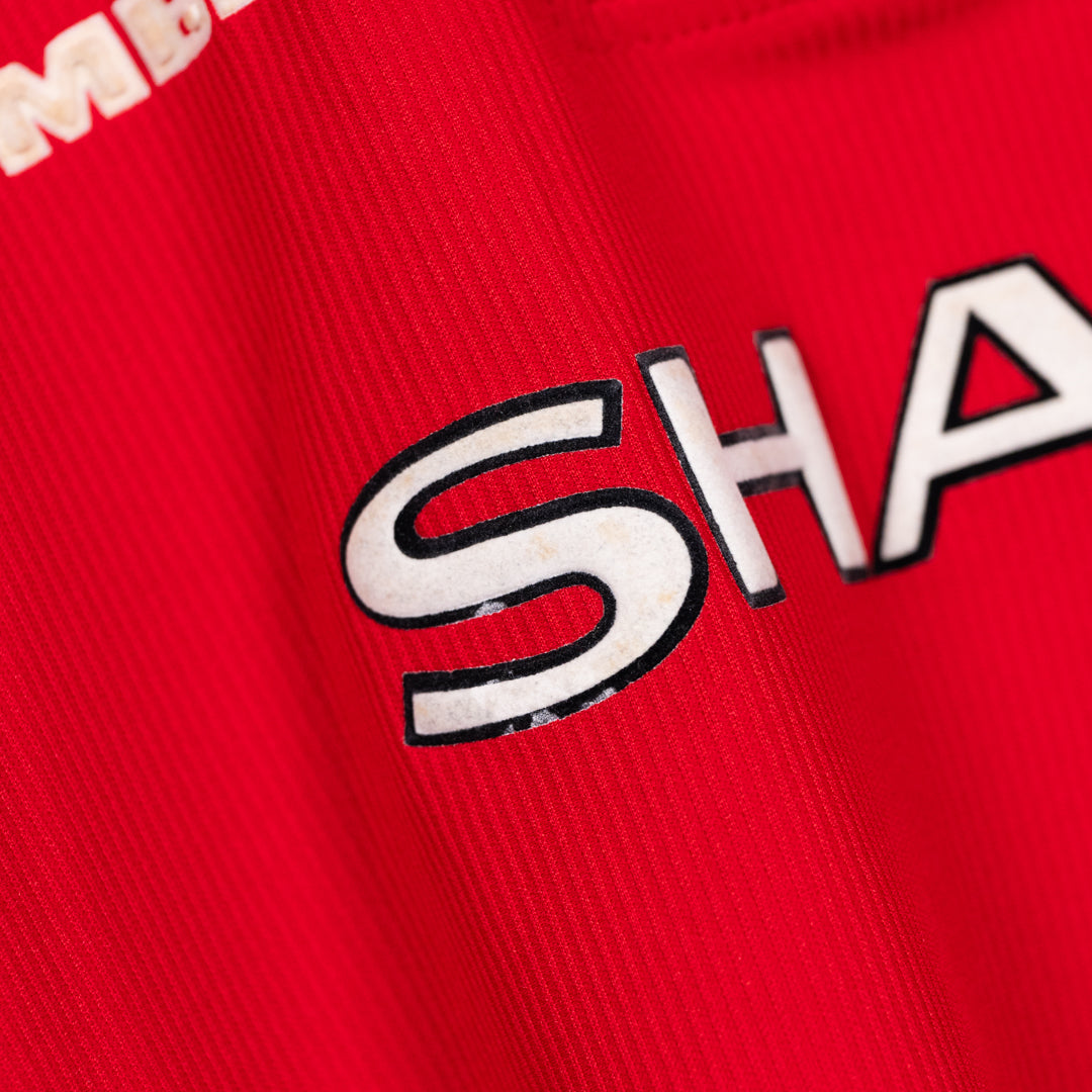 1998-1999 Manchester United Umbro Home Shirt #7 David Beckham