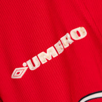 1998-1999 Manchester United Umbro Home Shirt #7 David Beckham