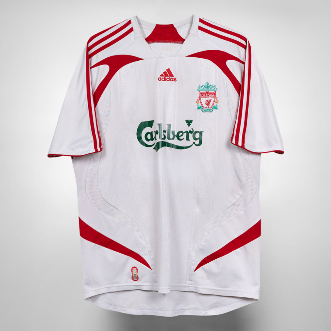 2007-2008 Liverpool Adidas Away Shirt #23 Jamie Carragher