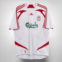 2007-2008 Liverpool Adidas Away Shirt #23 Jamie Carragher