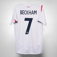 2006-2008 England Umbro Home Shirt #7 David Beckham
