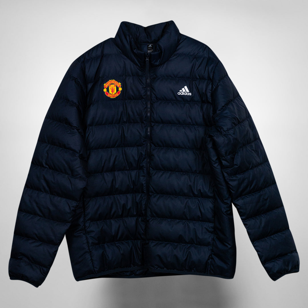2023 Manchester United x adidas Essentials Lite Down Jacket Navy
