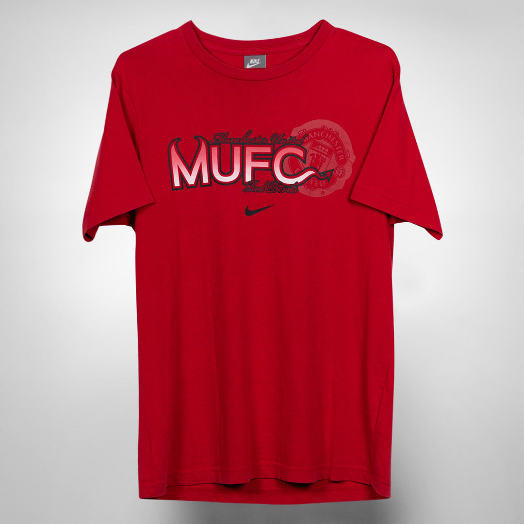 2009-2010 Manchester United Nike Graphic T-Shirt