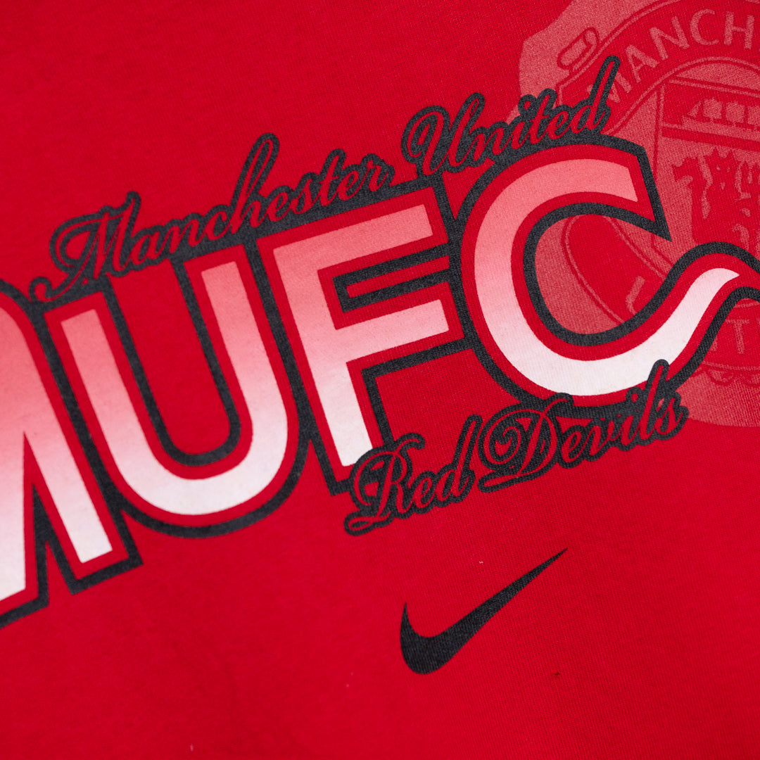 2009-2010 Manchester United Nike Graphic T-Shirt