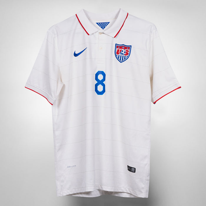 2014-2015 USA Nike Home Shirt #8 Clint Dempsey