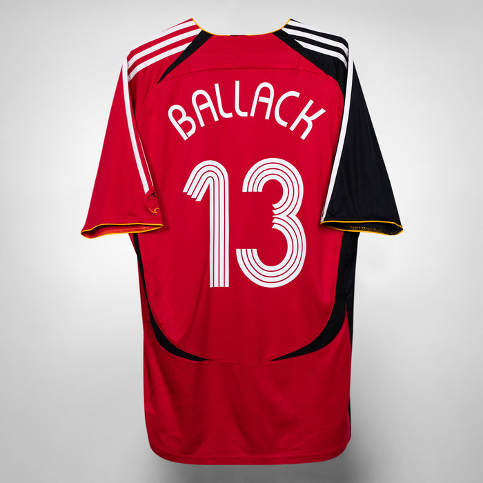 2006-2008 Germany Adidas Away Shirt #13 Michael Ballack