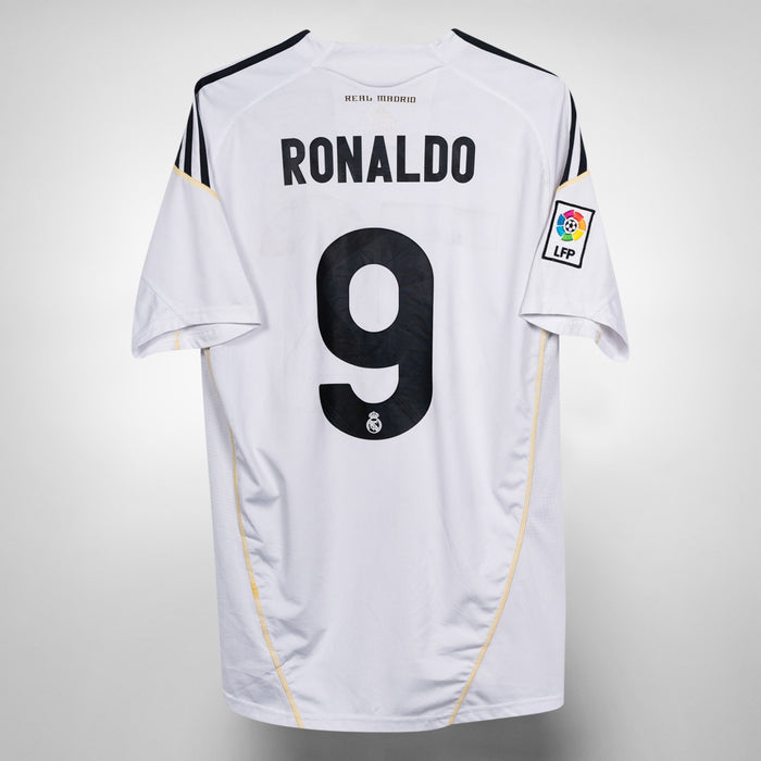 2009-2010 Real Madrid Adidas Home Shirt #9 Cristiano Ronaldo