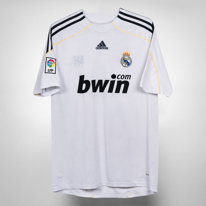 2009-2010 Real Madrid Adidas Home Shirt #9 Cristiano Ronaldo