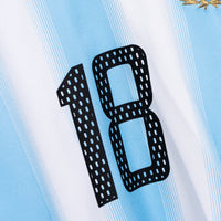 2004-2005 Argentina Adidas Home Shirt #18 Messi