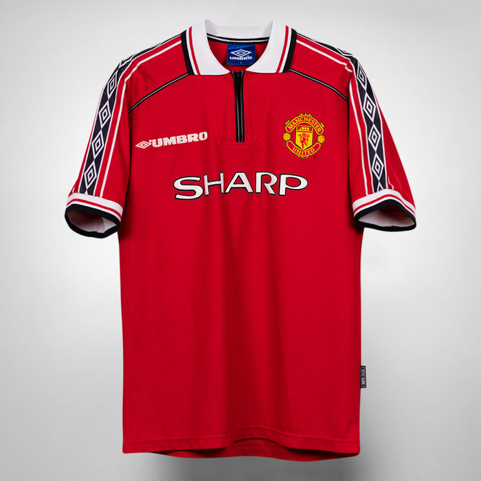 1997-1999 Manchester United Umbro Away Shirt #7 David Beckham