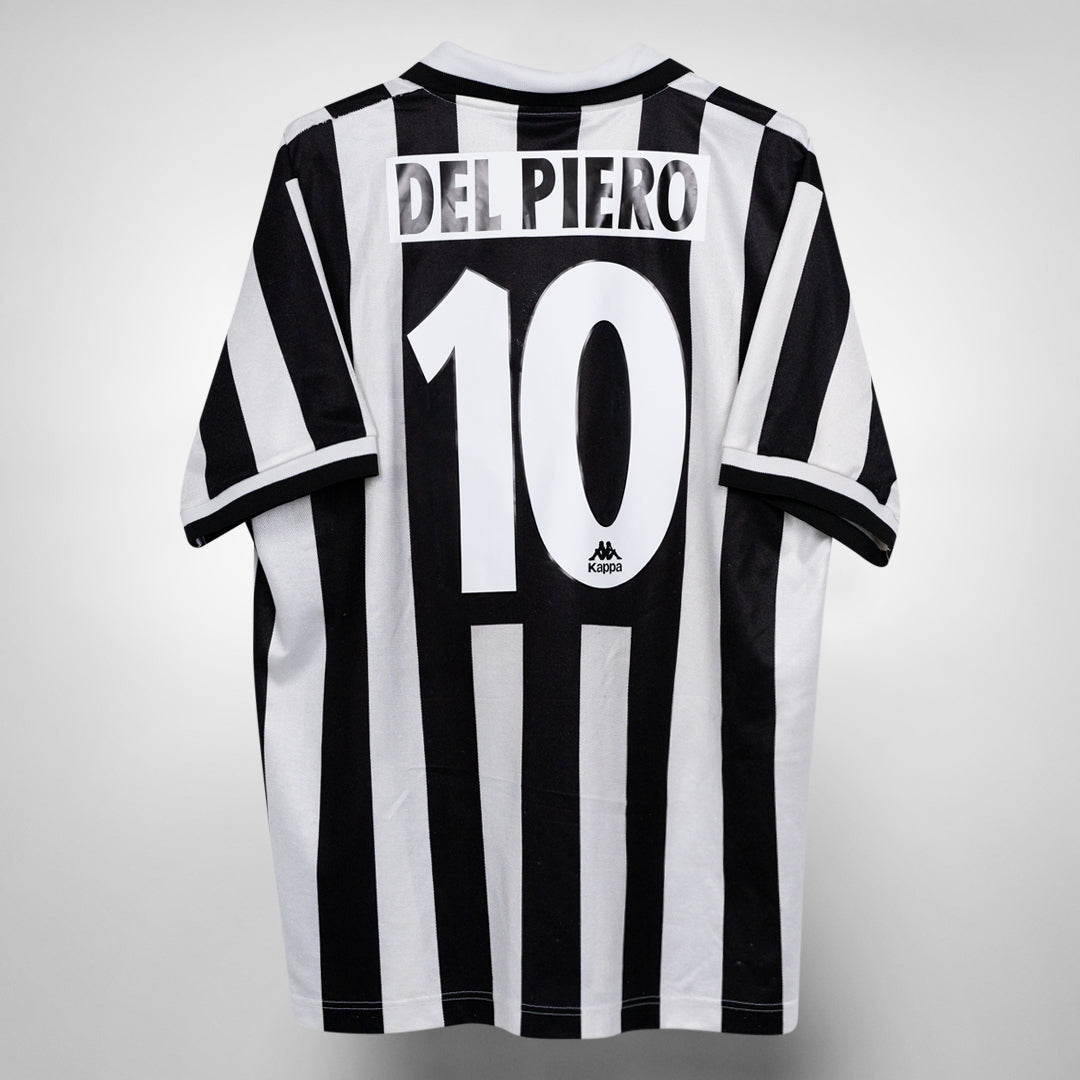 1995-1996 Juventus Kappa Home Shirt #10 Del Piero