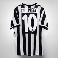 1995-1996 Juventus Kappa Home Shirt #10 Del Piero