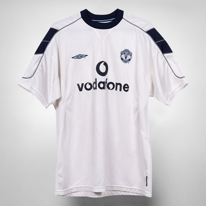 2000-2001 Manchester United Umbro Away Shirt #7 David Beckham