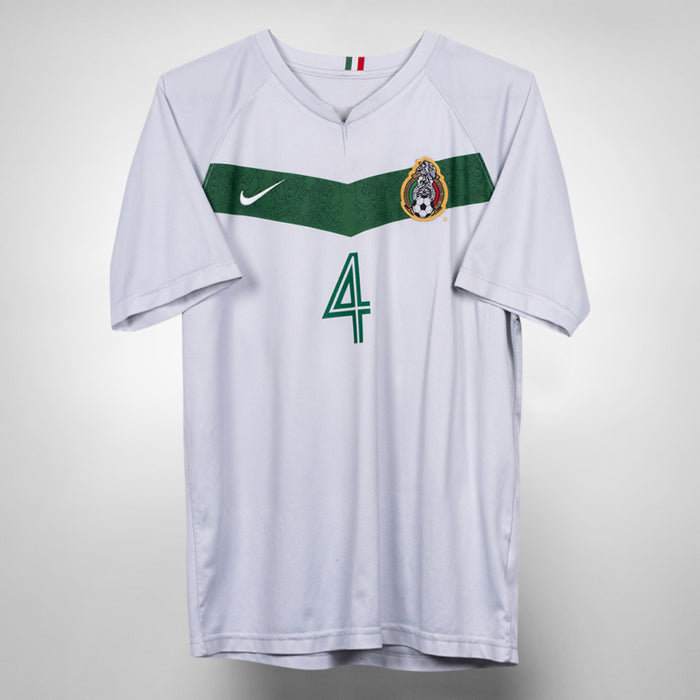 2006 Mexico Nike Away Shirt #4 Raphael Marquez
