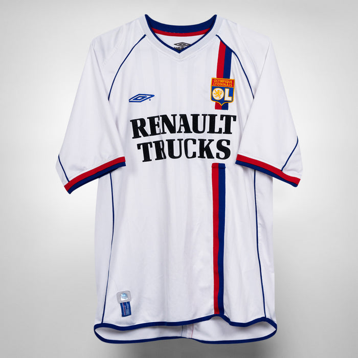 2003-2004 Olympique Lyonnais Lyon Umbro Home Shirt #8 Juninho