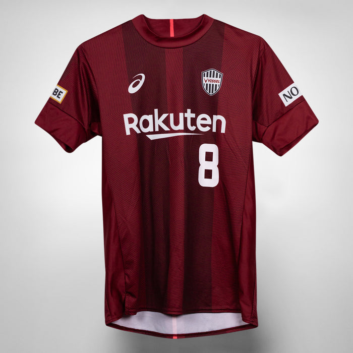 2018 Vissel Kobe Asics Home Shirt #8 Iniesta