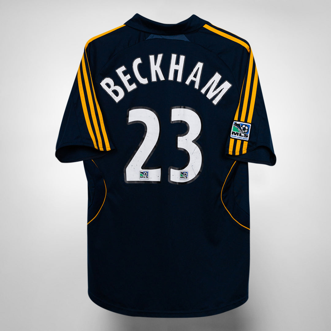 2007-2008 La Galaxy Adidas Away Shirt #23 Beckham
