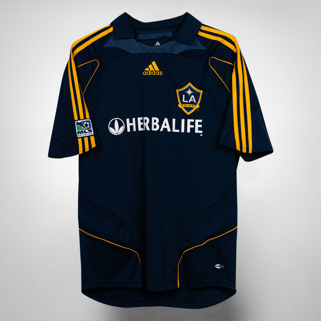 2007-2008 La Galaxy Adidas Away Shirt #23 Beckham