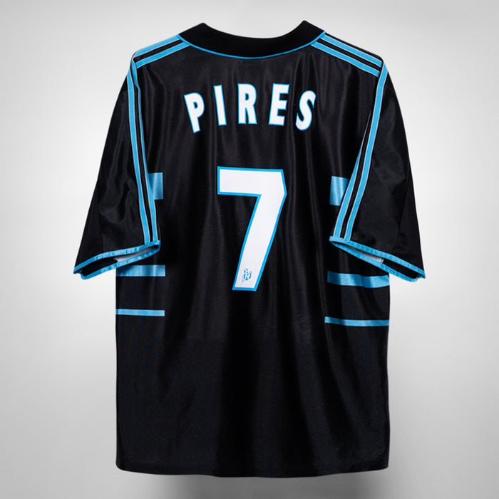 1999-2000 Marseille Adidas Third Shirt #7 Robert Pires