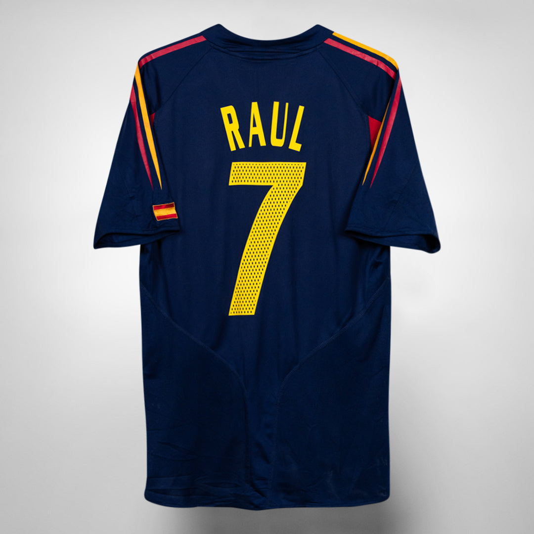 2004-2006 Spain Adidas Third Shirt #7 Raul
