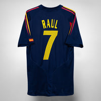 2004-2006 Spain Adidas Third Shirt #7 Raul