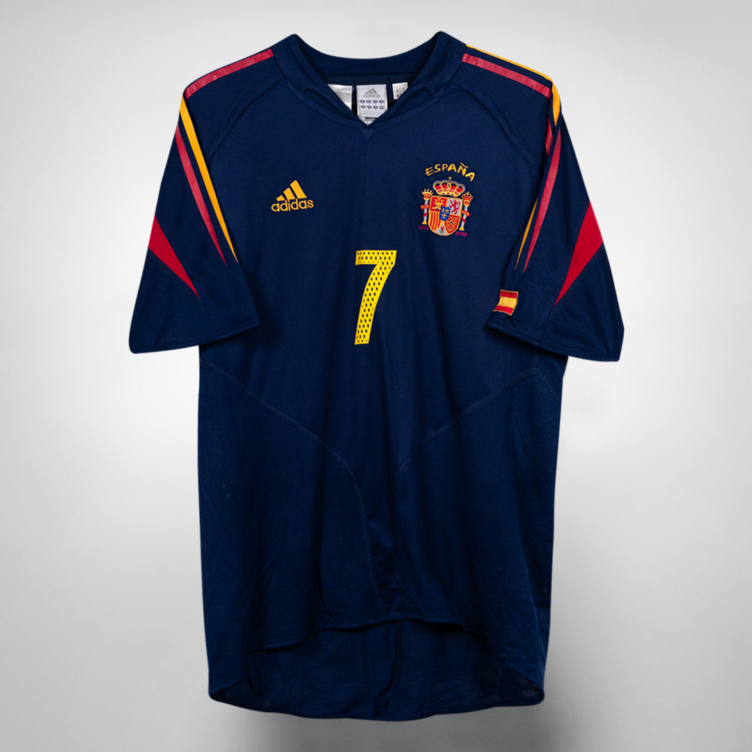 2004-2006 Spain Adidas Third Shirt #7 Raul