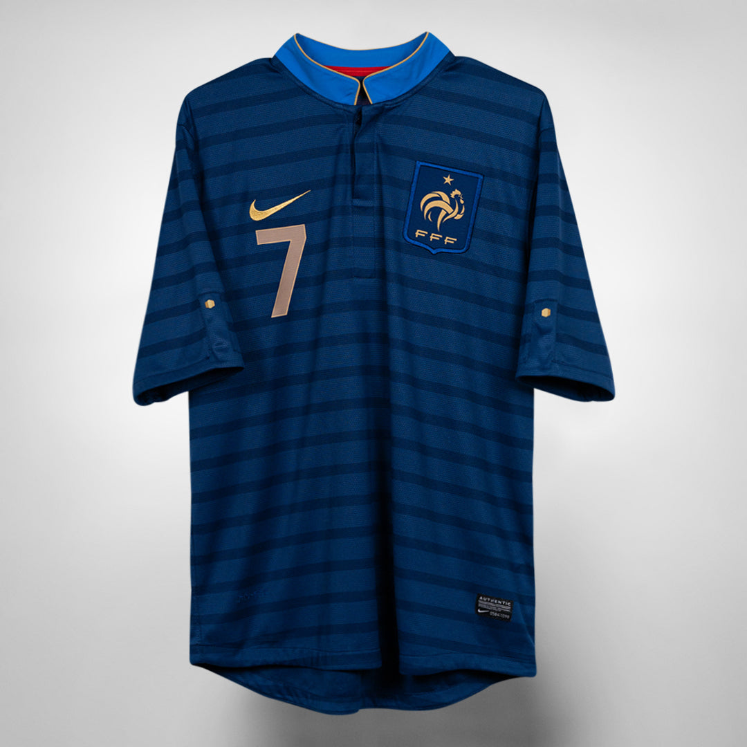 2012-2013 France Nike Home Shirt #7 Ribery