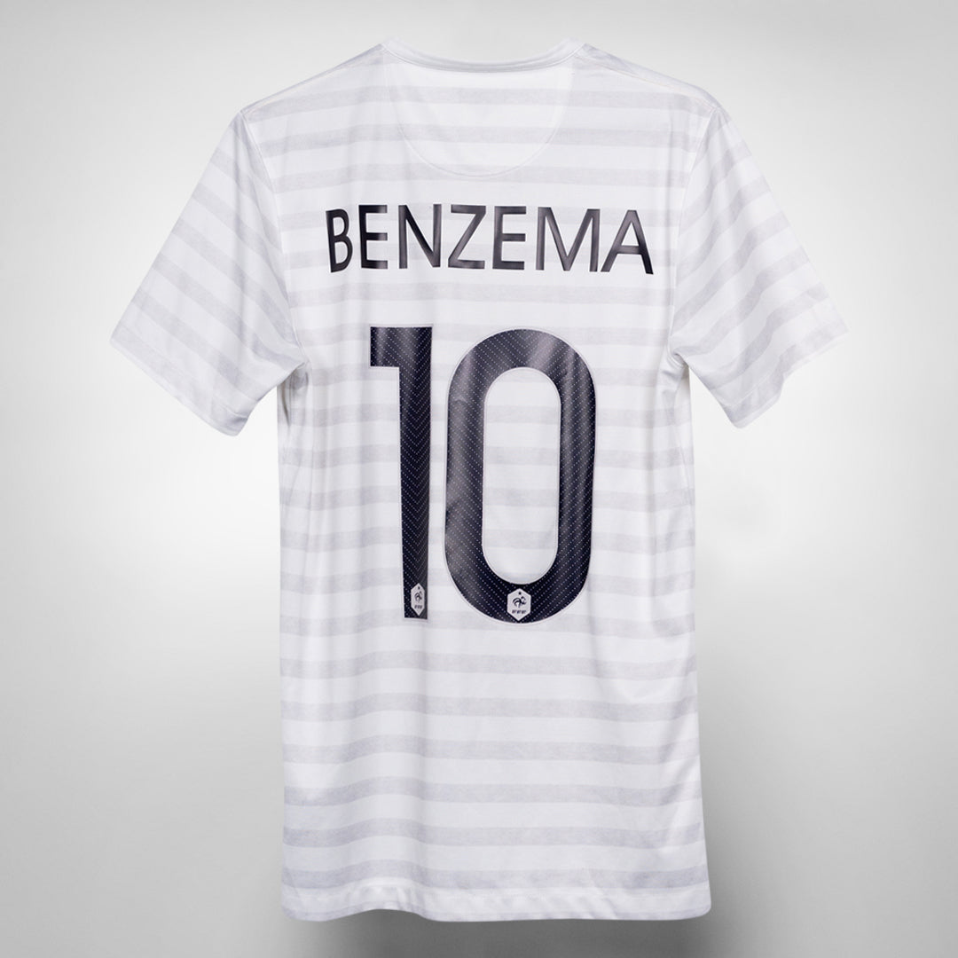 2014-2015 France Nike Away Shirt #10 Karim Benzema