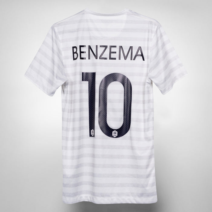 2014-2015 France Nike Away Shirt #10 Karim Benzema