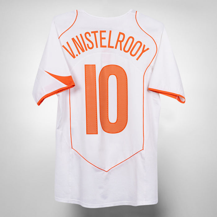 2004-2006 Netherlands Nike Away Shirt #10 Ruud van Nistelrooy